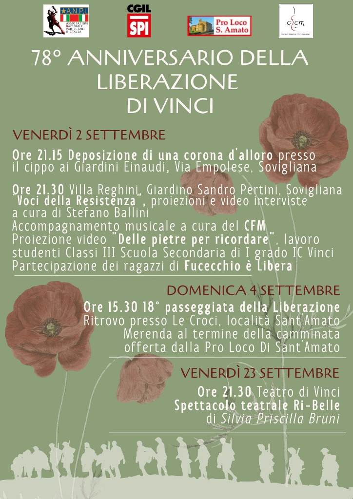 78° anniversario della Liberazione di Vinci - Due Settembre