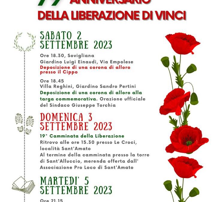 79° Anniversario della Liberazione di Vinci